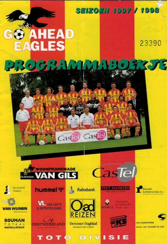 AZ Programma 13-dec-1997 GA Eagles uit